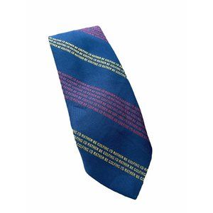 Novelty Golf Tie Striped I'd Rather Be Golfing
